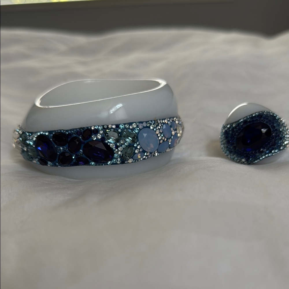 Swarovski Ginseng Crystal Bracelet and Ring